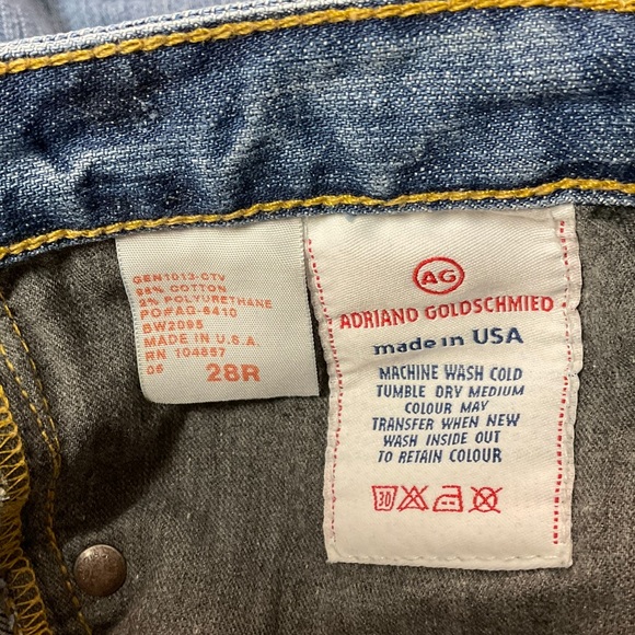 AG Adriano Goldschmied THE ANGEL Bootcut Blue Jeans Womens 28 x 33 - Picture 9 of 9